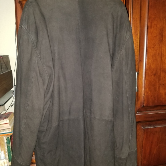 Men's Burberry brown suede leather jacket size XL - Picture 7 of 10